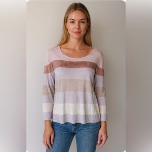 MA+CH Marika Charles Women’s Sweater Pullover Size 2 Medium Purple Lagenlook